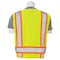 Deltaplus Safety Vest, ANSI, Hi-Viz, Lime, 6X 62196 - alternate 3